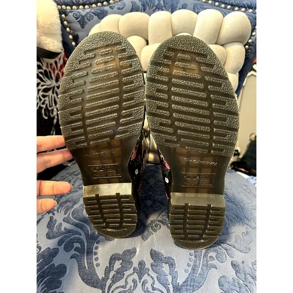 Dr Martens Pink Yellow Blue Floral Boots Size 9/EU41 NWOT - Picture 5 of 6